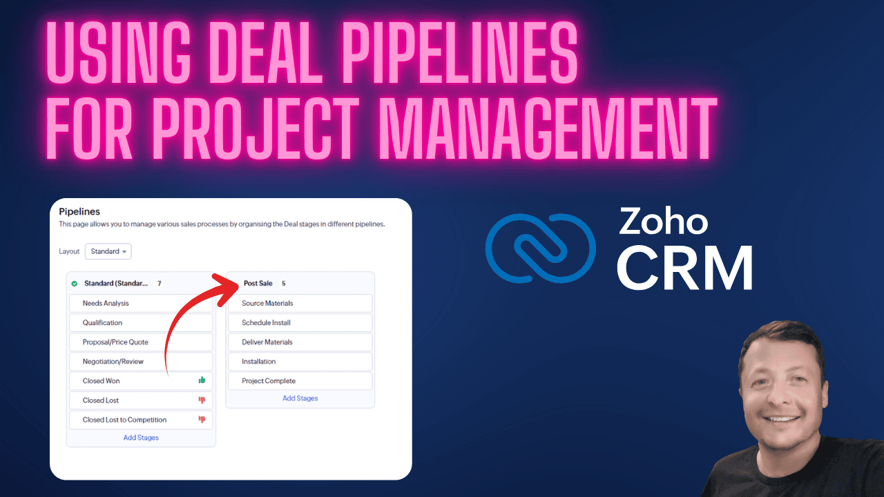 How to Use Zoho CRM Deals for Post-Sale Project Management